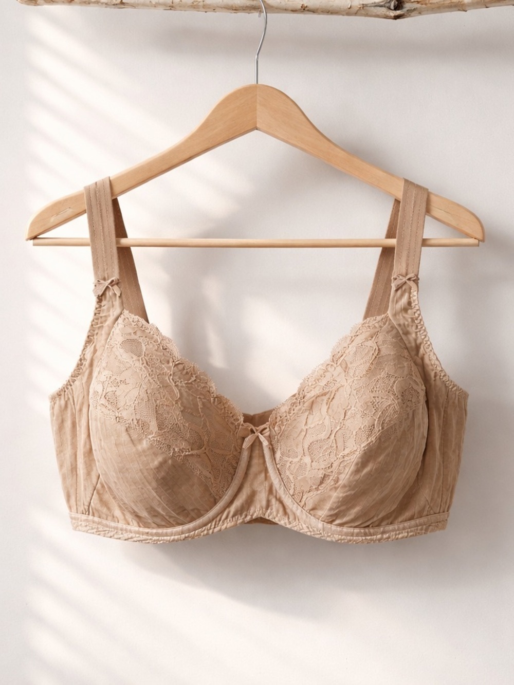 Prima Donna Lace Detail Bralettte in Nude | 38C